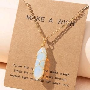 Geometric charm necklace